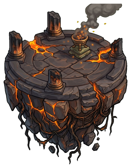 Ember Rock floating island