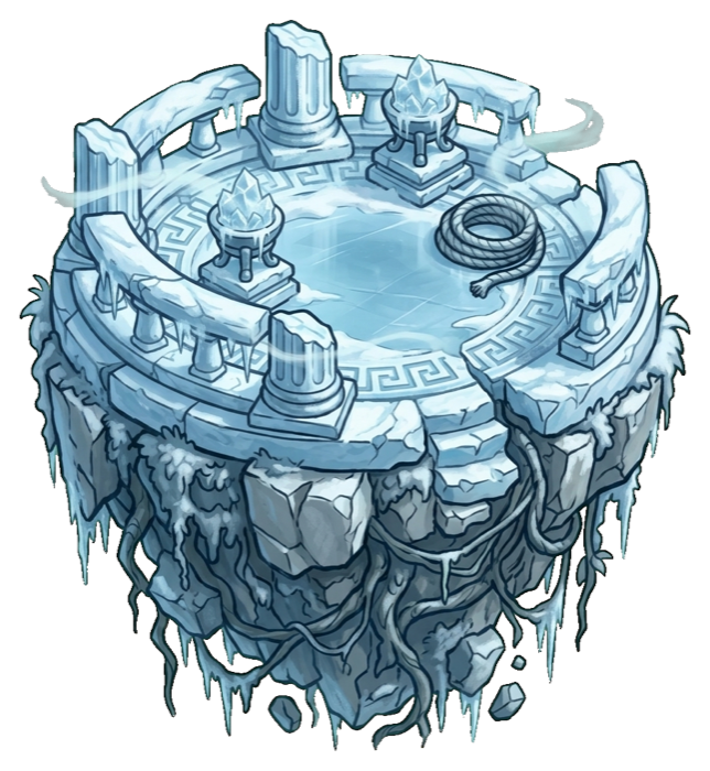 Frost Ruin floating island